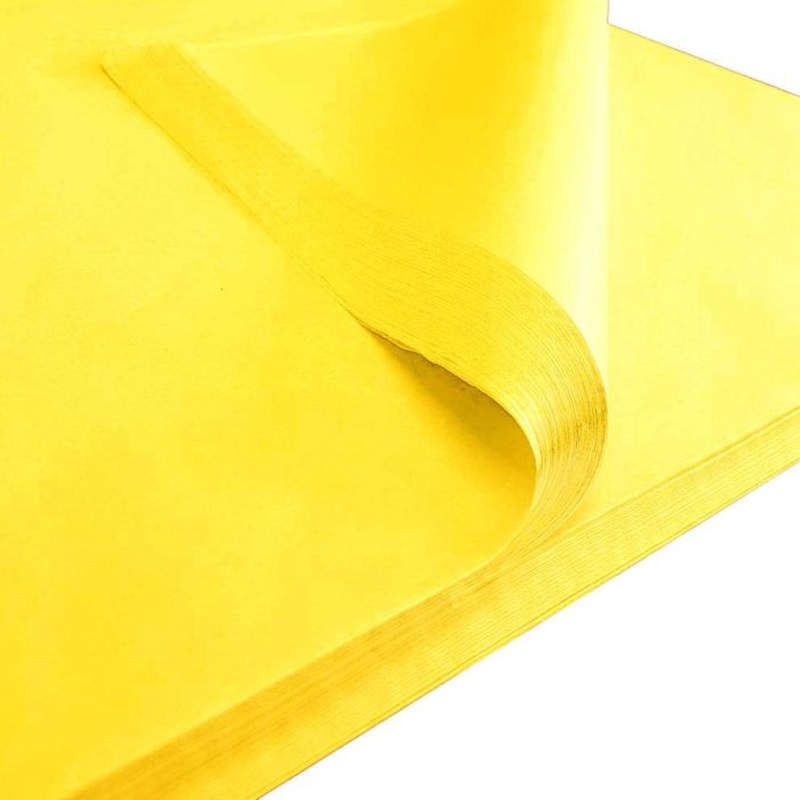 Tissue Paper Yellow - 500 x 750mm - 240x Per Pack