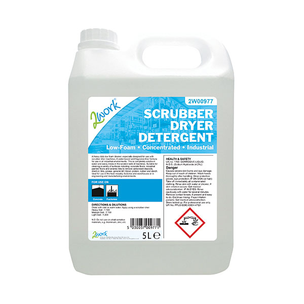 2Work Scrubber Dryer Detergent 5L