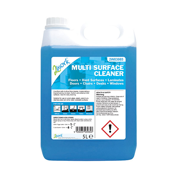 2Work Multi Surf Cleaner 5L Concent