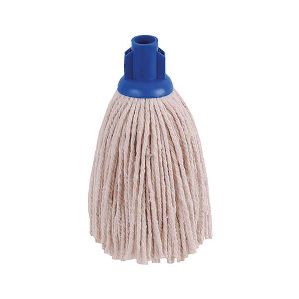 2Work 12oz PY Smooth Mop Blue Pk10