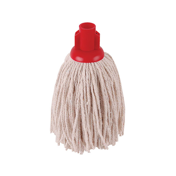 2Work 12oz PY Smooth Mop Red Pk10