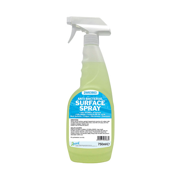 2Work Antibact Sanit Spray 750ml 242