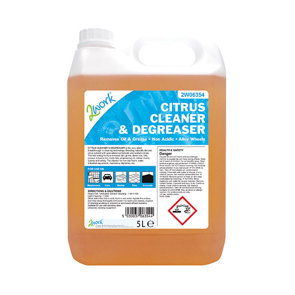 2Work Citrus Cleaner/Degreaser 5L