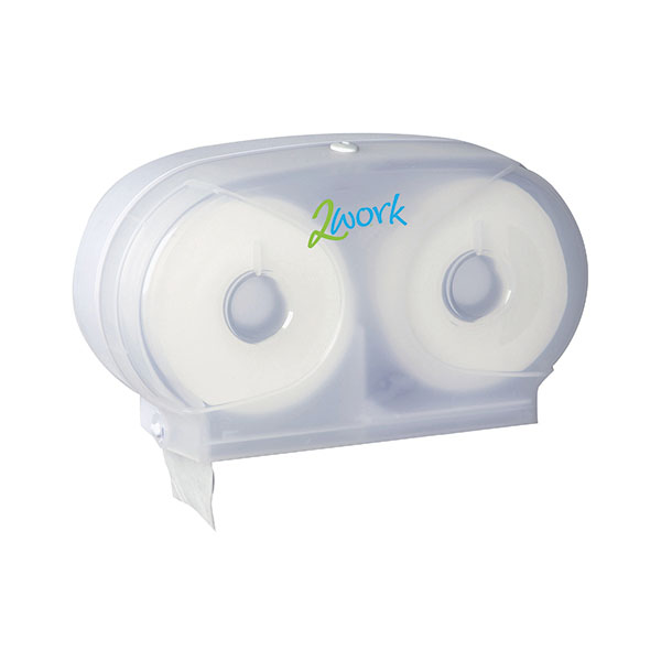 2Work Micro Twin Toilet Rl Dispenser