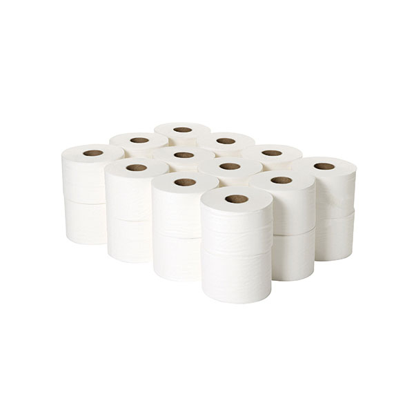 2Work Micro Twin Toilet Rolls Pk24