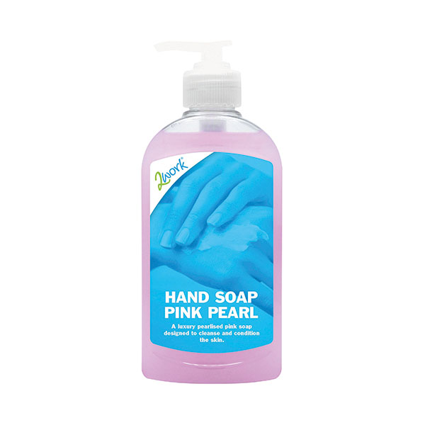 2Work Hand Soap 300ml Pink Pk6