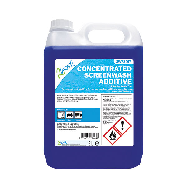 2Work Screen Wash Additive 5 Litre