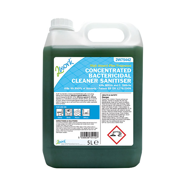 2Work Concentrated Bactericidal 5L