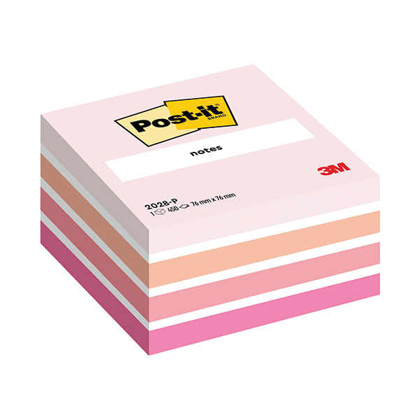 Post-it Cube 76x76mm Pink 2028P