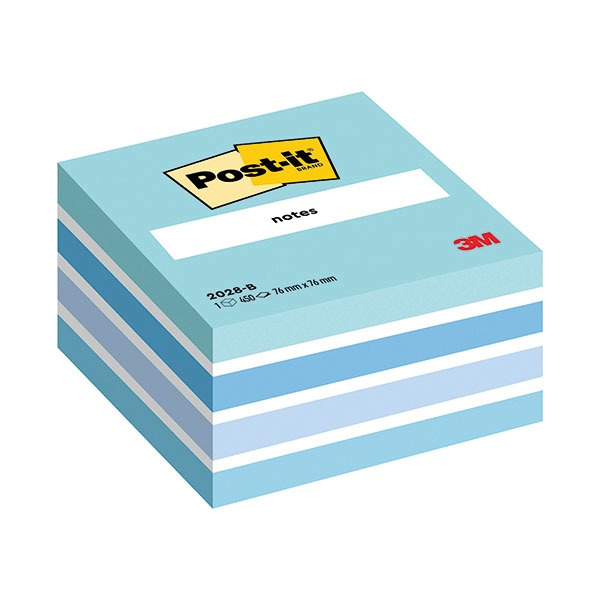 Post-it Cube 76x76mm Blue 2028B