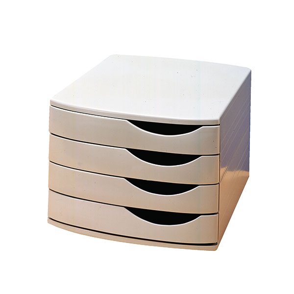 Jalema Desktop Set 4Drawer Gry-Gry