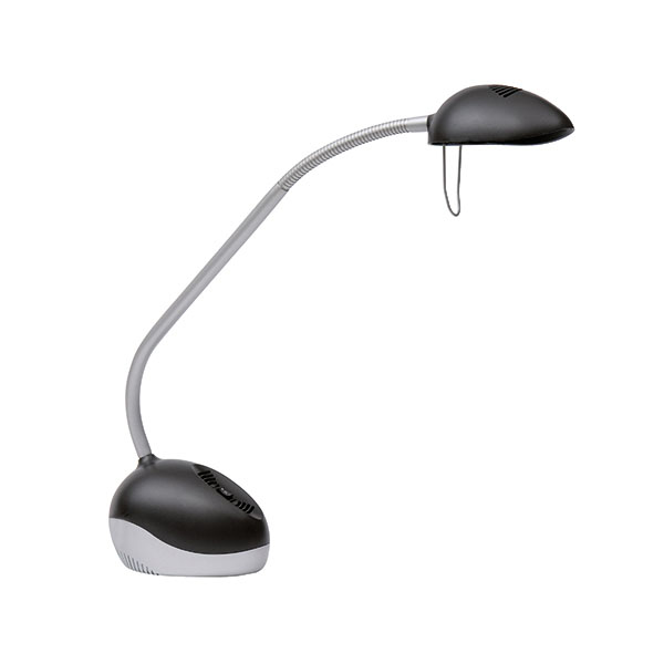 Alba Halox LED Desk Lamp 3/5.5W Blk