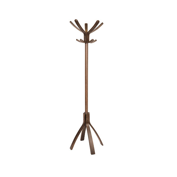 Alba Cafe Coat Stand Dark Wood