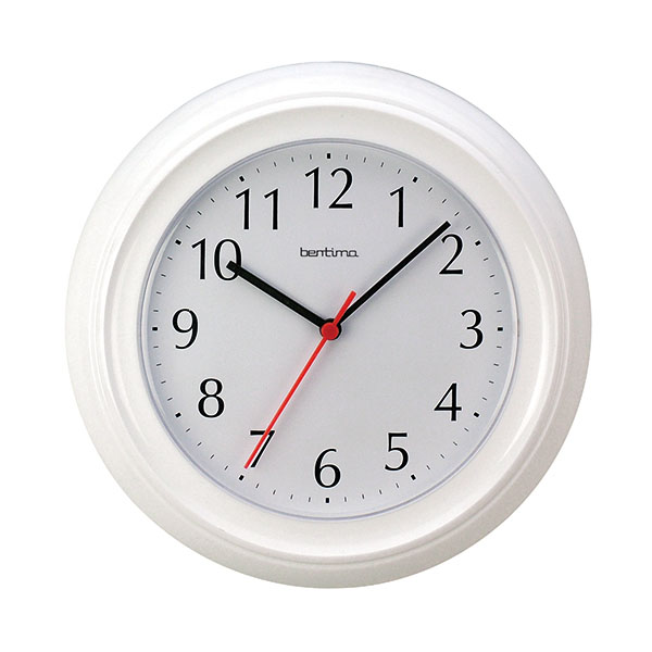 Acctim Wycombe Wall Clock Wht 21412