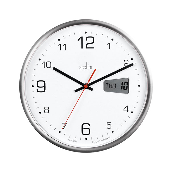 Acctim Kalendar Wall Clock 270mm