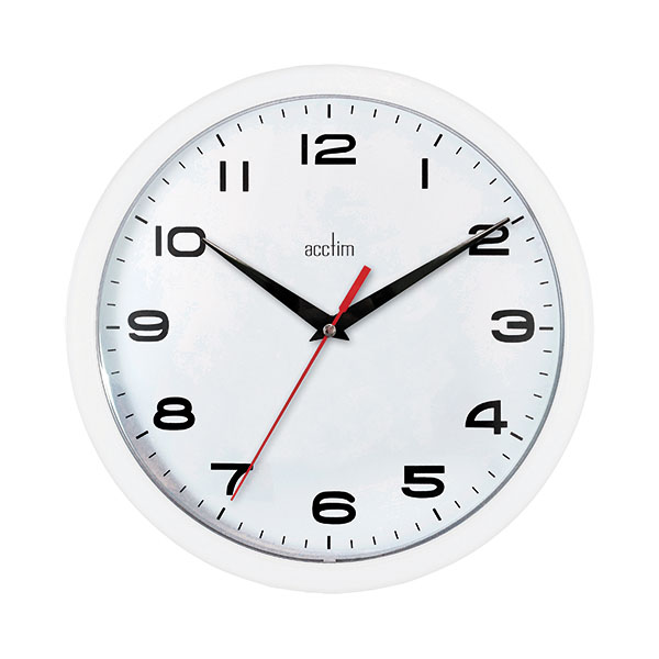 Acctim Aylesbury Wall Clock Wht