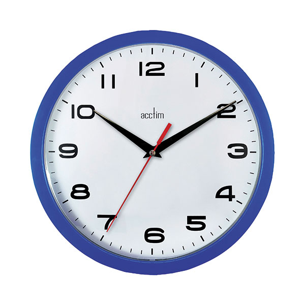 Acctim Aylesbury Wall Clock Blue