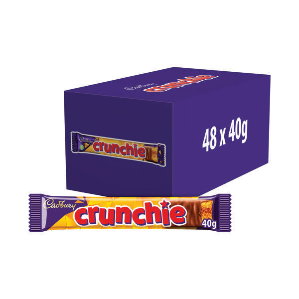 Cadbury Crunchie Choc/Hnycm 40g Pk48
