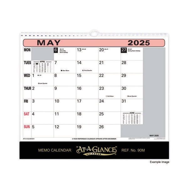 At-A-Glance Wall Calendar 2025