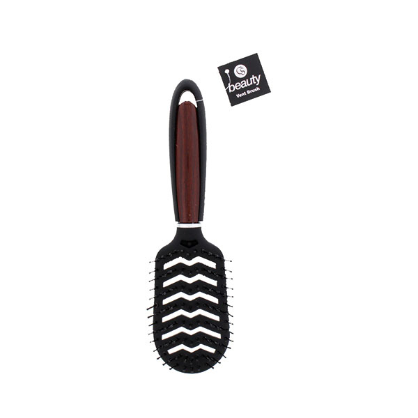 CS Beauty Wood Handle Vent Brush Pk6