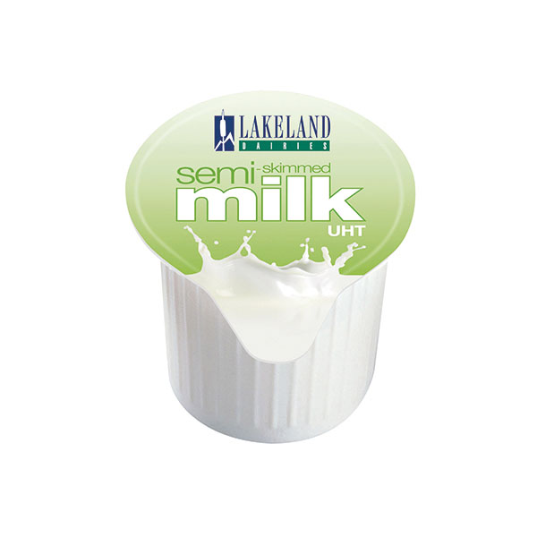 Lakeland Semi-Skim Milk Pots Pk120