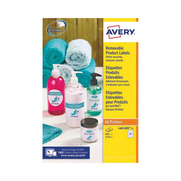 Avery Remvble Lbls Rund 37mm Pk600