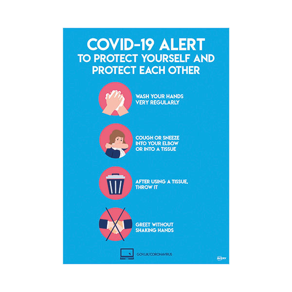 Avery Virus Prevention Label A3 Pk2