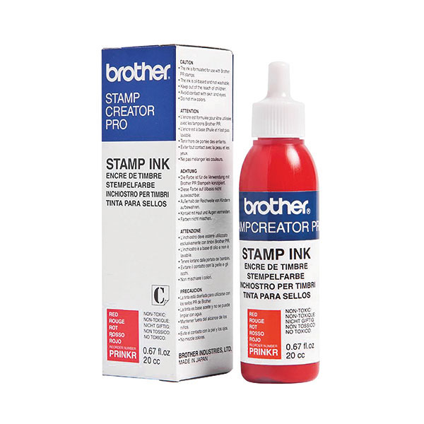Brother Stamp Ink Refill Red PRINKR