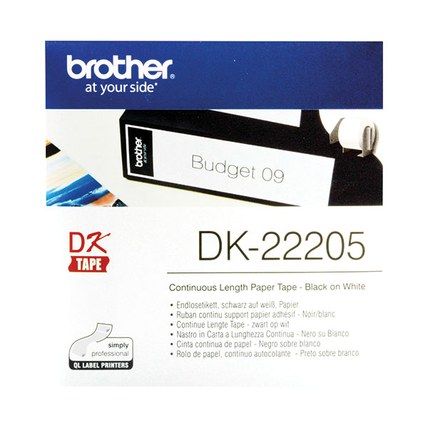 Brother Cont Ppr Tpe 62mm Blk/Wht