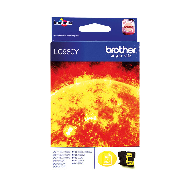 Brother LC980Y Ink Cartridge Yellow