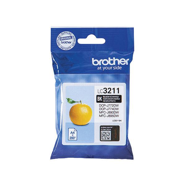 Brother LC3211BK Ink Cart Black