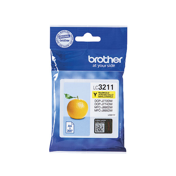 Brother LC3211Y Ink Cart Yellow