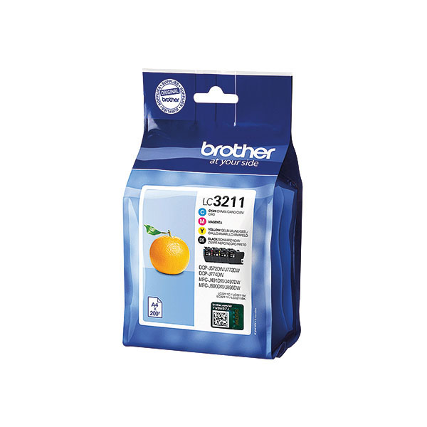 Brother LC3211 Ink Cart Mpk CMYK