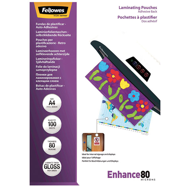 Fellowes A4 Lam Pouch Save Pk100