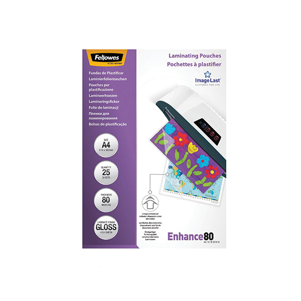 Fellowes A4 Lam Pouch 160mic Pk25