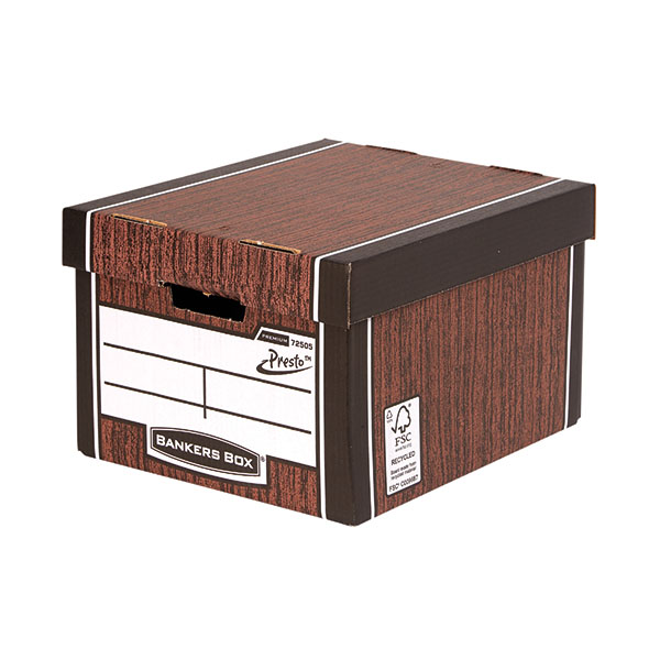 Bankers Box Classic Box W/Grain Pk5