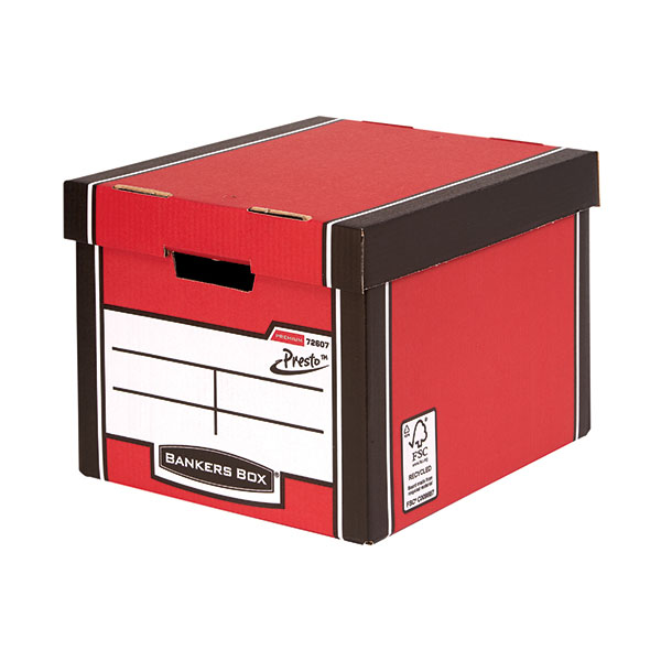 Bankers Box Premium Tall Box Red P5