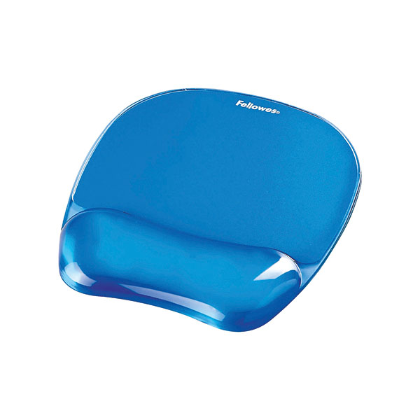 Fellowes Crystal Blue Gel Mouse Pad
