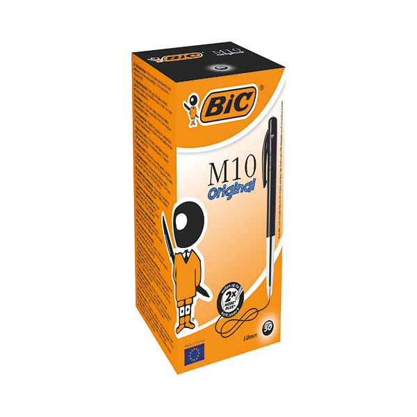 Bic Retractable Ball Pen Black Pk50