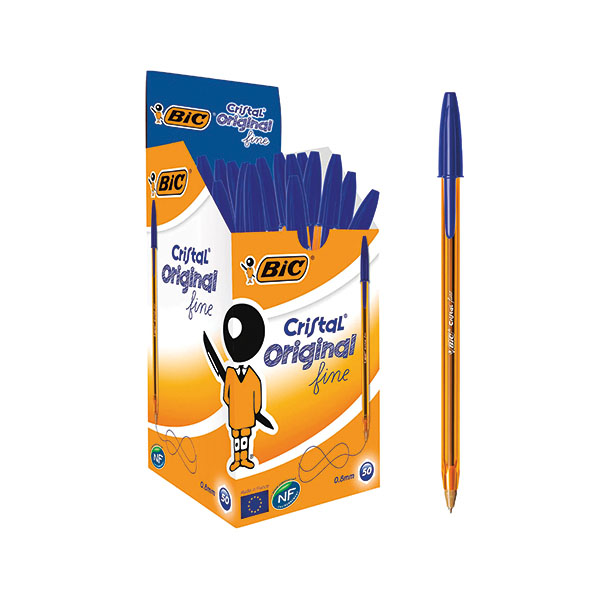 Bic Cristal Fine Blue 872730 Pk50