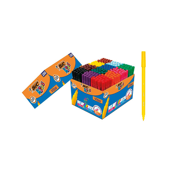 Bic Cls Pk288 Kids Visa F/Tips Ast