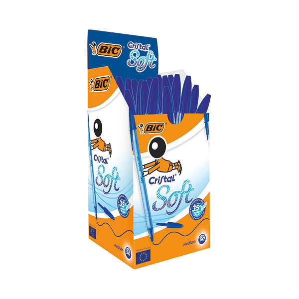 Bic Cristl S/Bal Pnt Blu 951434 Pk50