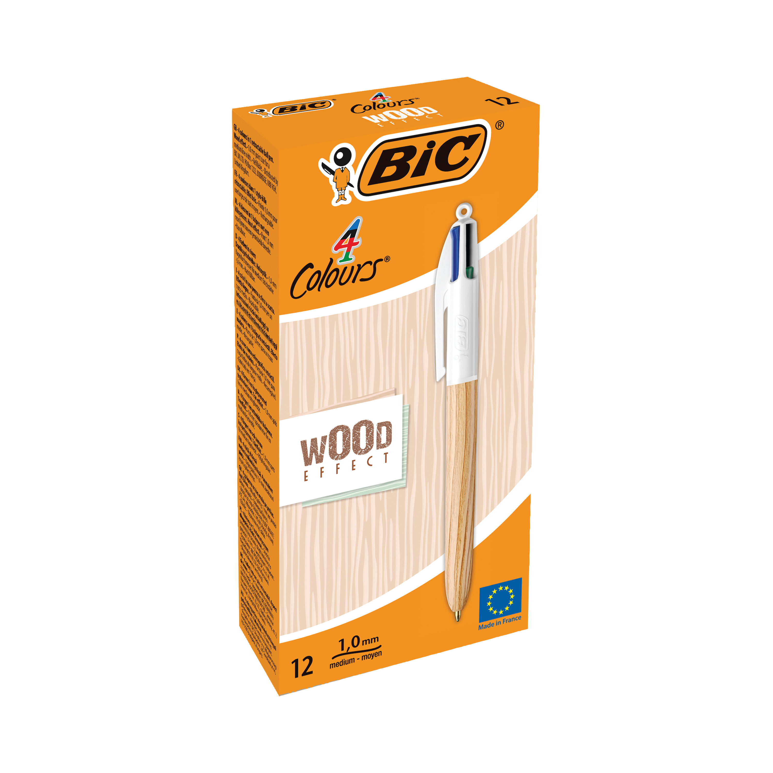 4 Colour Bpen Wd Effect Barrel Pk12 4 Colour Bpen Wd Effect Barrel Pk12