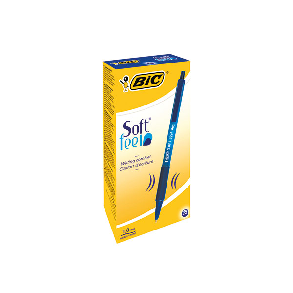 Bic Click Retract Ball Pen Blu Pk12