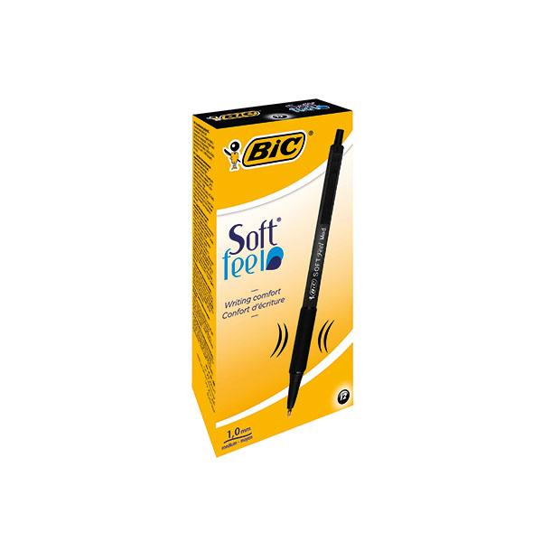 Bic Click Retract Ballpen Black Pk12