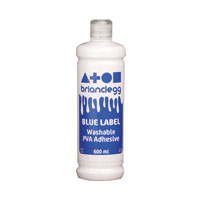 Brian Clegg PVA Glue Blue Label 600ml
