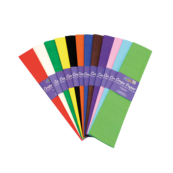 Bright Ideas Crepe Paper 500mm Pk12