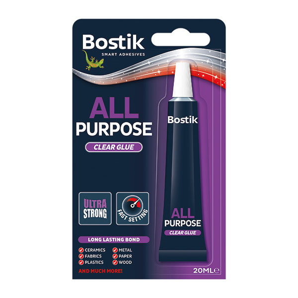 Bostik All Purpose Clr Glue 20ml Pk6