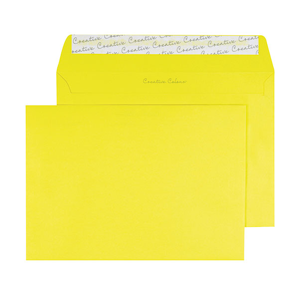 C5 Wallet P/S Env 120gsm Yellow P250