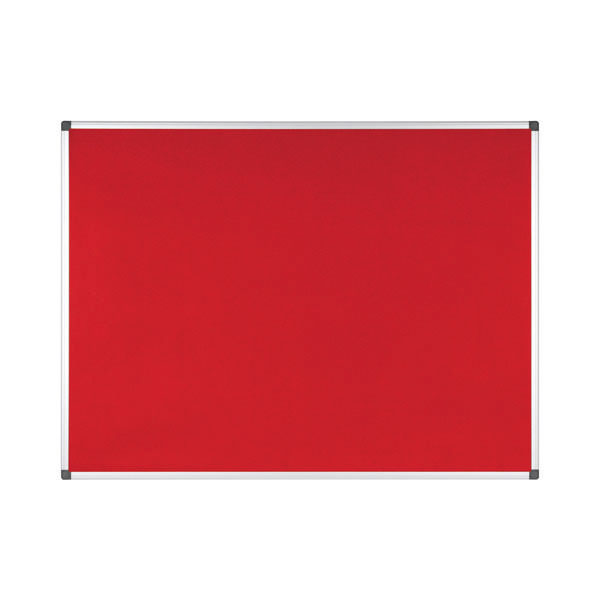 Bi-Office Noticebrd 1200x900 Red/Alu